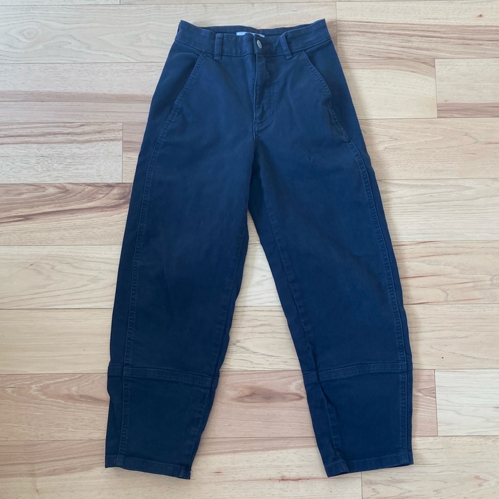 Everlane Barrel Pant - Black - 00